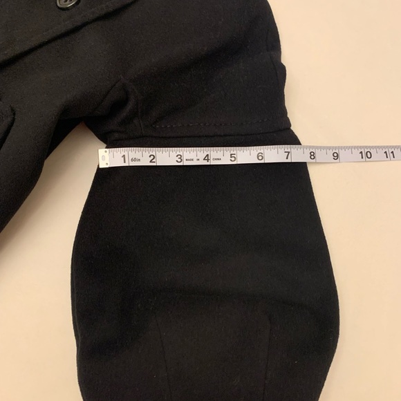 BCBG Maxazria black wool pea coat size XS - Picture 14 of 16